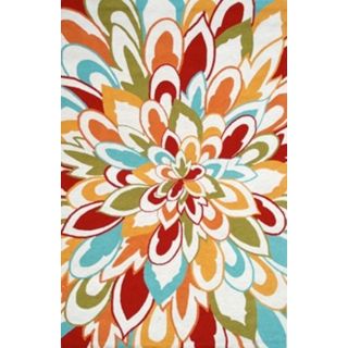 Outdoor Collection Bloom Area Rug   #V4448