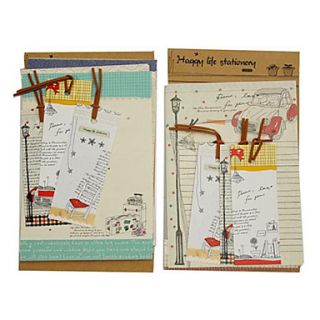 USD $ 1.69   Cartoon Style Stationery and Bookmarks,