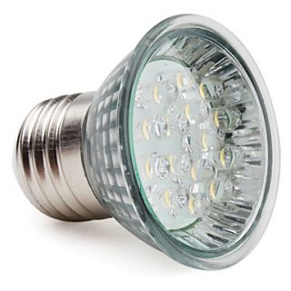 USD $ 3.39   E27 15 LED 75LM 1W 2800 3500K Warm White Spot Bulbs (220