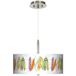 Surfboard Time Giclee Pendant Chandelier   #G9447 P0841