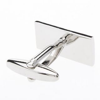 EUR € 4.77   Simplesmente prata quadrado Cufflinks Regra, Frete