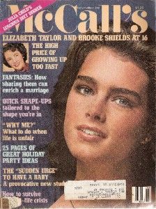 November 1981 Brooke Shields at 16 Elizabeth Taylor Julia Child