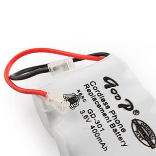 EUR € 2.84   3.6V 400mAh draadloze telefoon vervangende batterij