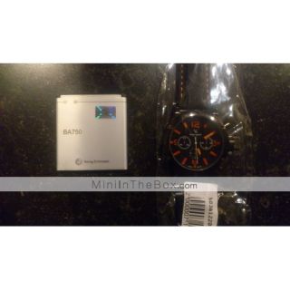EUR € 7.81   Stilvolle Alnalog Quartz Uhr für Herren mit Silikon