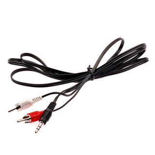 USD $ 0.89   One to Two Interface RCA Audio Cable (1.5 m),