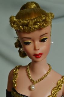 OOAK Vintage Blonde 1963 6 Ponytail Barbie Doll Repaint by