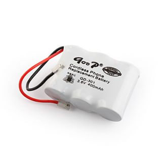 EUR € 2.84   3.6V 400mAh draadloze telefoon vervangende batterij