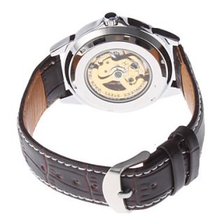 EUR € 17.84   Mannen PU Analoog Mechanical Wrist Watch (Brown