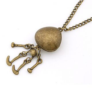 EUR € 3.92   ANCIENNES cuivre Collier homme squelette, livraison