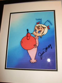 Cindy Lou Who MGM Hand Signed June Foray New Frame COA Great Voice