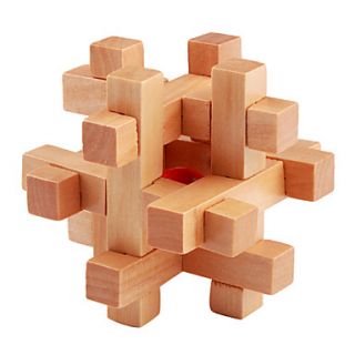 EUR € 4.77   kraal in kooi houten puzzel brain teaser iq speelgoed