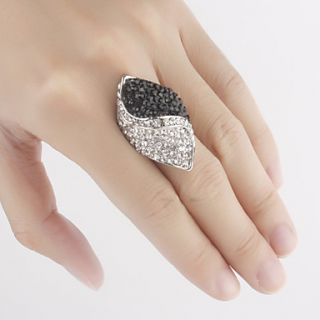 EUR € 3.95   rhinestone vendimia forma de diamante tachonado anillo