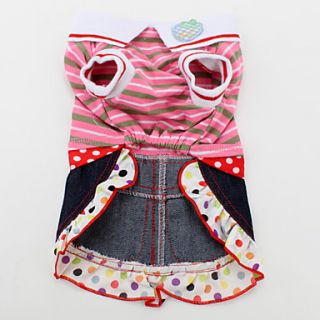 USD $ 6.79   Cutie Strawberry Style Dress for Dogs (XS XXL, Pink