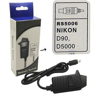 USD $ 7.39   Remote Shutter Release RS5006 For NIKON D90 D5000,
