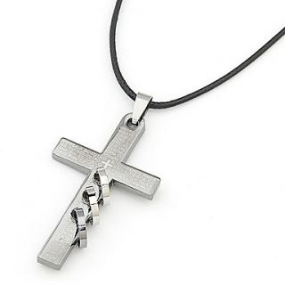 USD $ 2.99   Silver Plated Cross Necklace,