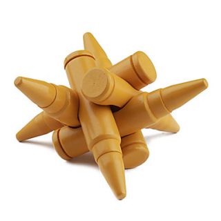 USD $ 3.99   Educational Wood Bullet Interlock Toy   Golden,