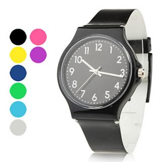 USD $ 7.99   Plastic Band Quartz Wrist Watch,