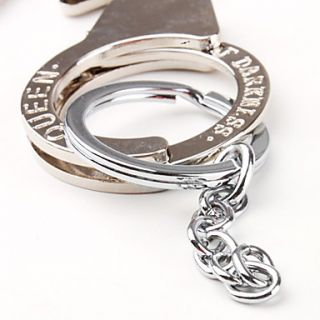 USD $ 5.99   Handcuffs Style Keychain (Silver),