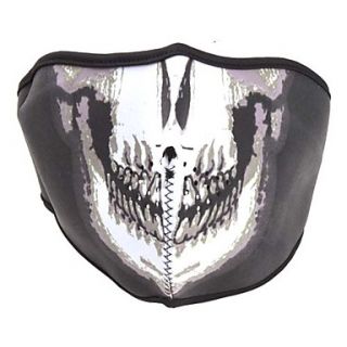 EUR € 6.98   funky half face masker met menselijk skelet afdrukken