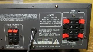 JVC RX 705V AV Home Theater Dolby Pro Logic Stereo Receiver RX 705VTN