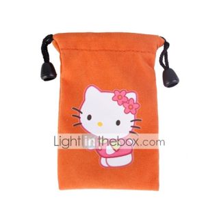 EUR € 0.91   cute cat celular saco de veludo vertical (orange/7.5cm