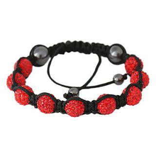 EUR € 9.93   zuivere kleur Shamballa kralen knoop armband (assorti