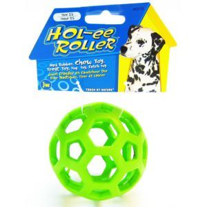 JW Pet Holee Roller Ball Jumbo Dog Chew Treat Toy 8 Inch