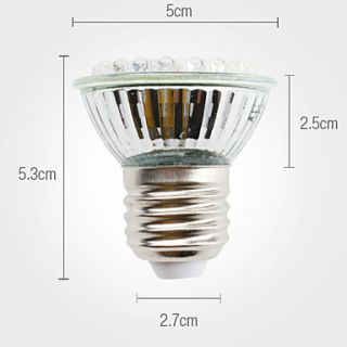 EUR € 4.59   e27 38 led blancos 120lm 2w bombillas al contado (220