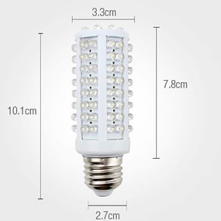 USD $ 9.69   E27 5W 108 LED 400 450LM Natural White Light LED Corn