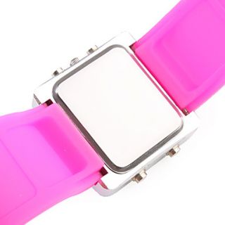 Fashion Girl Women Wrist Watch Rose Red Watchband Rose Red Dial A110