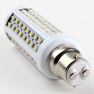 B22 112 SMD 3528 5.5 6W 750LM 2800 3500K Warm White LED Corn Bulb (220