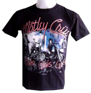 Motley Crue Heavy Metal Black T Shirt Mens Sz s M L XL XXL