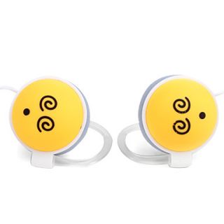 USD $ 3.69   Premium Stereo Clip On Earphones (Yellow),