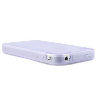 USD $ 3.79   Fluorescent Silicone Case for iphone 4 Purple,