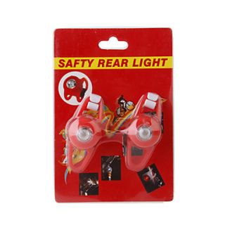 USD $ 4.79   Red Light 3 Mode Tie On Bike Light Keychains (2 Keychain
