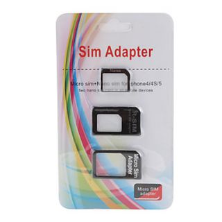 EUR € 2.01   Micro Sim og Nano Sim Adapter til iPhone 4, iPhone 4S