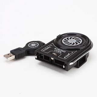 compacte USB 2.0 lucht extraheren ventilator voor laptop notebook