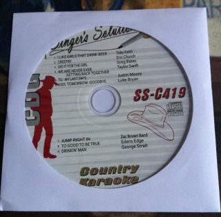 September 2012 Country Karaoke Singers Solution SS C419 Taylor Swift
