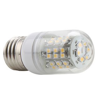 e27 48x3528 SMD 3w 270lm 3000 3500K branco quente lâmpada de milho