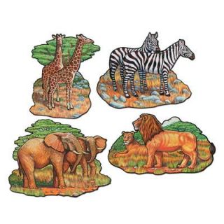 Jungle Safari Animals Theme Cutout Party Decorations