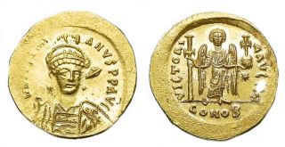Justinian I AU Solidus F307