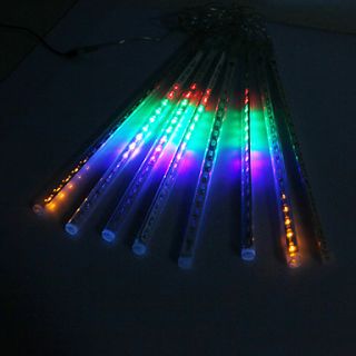 Colorful LED Meteor Rain Lights for Christmas Party (8 Pack, 110 220V