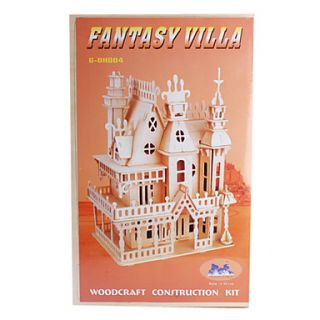 EUR € 36.79   legno 3D Fantasy villa puzzle giocattoli, Gadget a