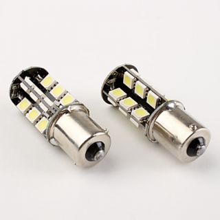 156 27 * 5050 SMD CANbus witte led auto verkeerslichten (2 pack, DC