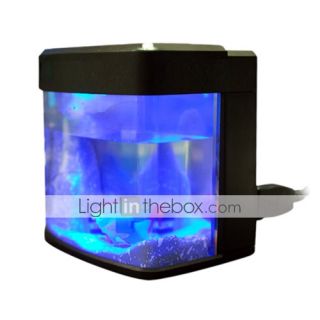 EUR € 11.03   usb mini acuario / pecera con luz de colores, ¡Envío