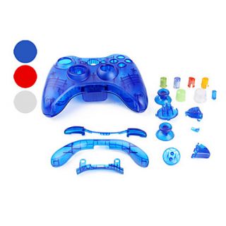 Replacement Transparent Style Housing Case for Xbox 360 Controller