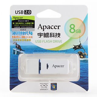 USD $ 14.79   8GB Apacer AH223 Pen Cap Design Premium Quality USB 2.0