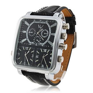 EUR € 11.03   Herrers 3 PC Quartz Armbånd Sports Ur Med Sort