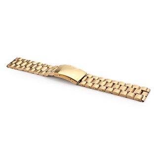 USD $ 11.49   Unisex Stainless Steel Watch Band 22MM (Gold),