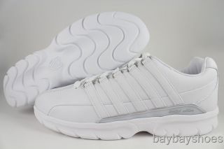 Swiss Makuno White Silver Gray Classic Casual Training Limited Mens